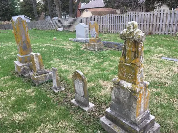Братские могилы холеры на кладбище Финк