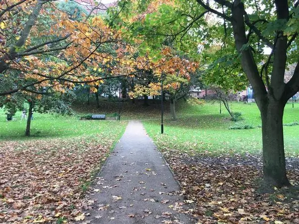 Св. Флаги Михаила и парк Энджел-Медоу