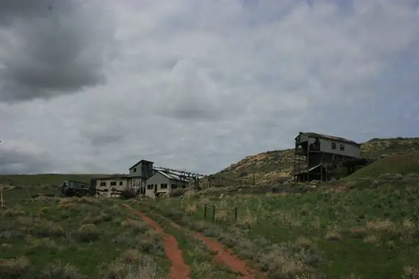 Остатки катастрофы на шахте Смит