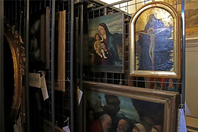 Три картины эпохи Возрождения в хранилище когда-то предназначались для фюрермузея Гитлера, но были снова украдены до того, как эксперты союзников смогли их вернуть