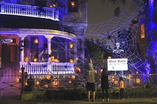 Украшения на Хэллоуин в Новом Орлеане