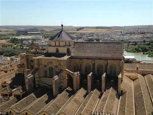 Вид на Мескиту с колокольни (Torre Campanario), бывшего минарета.