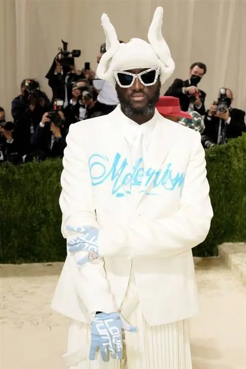 Вирджил Абло на гала-концерте Met Gala 2021, посвященном празднованию в Америке: лексикон моды
