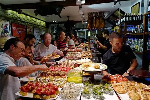 A, Tapas, Bar, In, San, Sebastian, With, Delicious, Pintxos,, The