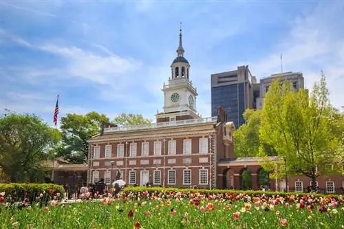 История Филадельфии на банкноте