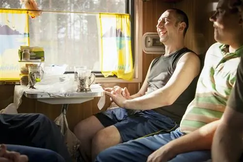 Мужчины в спальном вагоне поезда БАМа до Тынды.