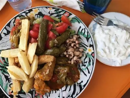 Простое, но вкусное меню дня в ресторане Son Durak в Северной Никосии