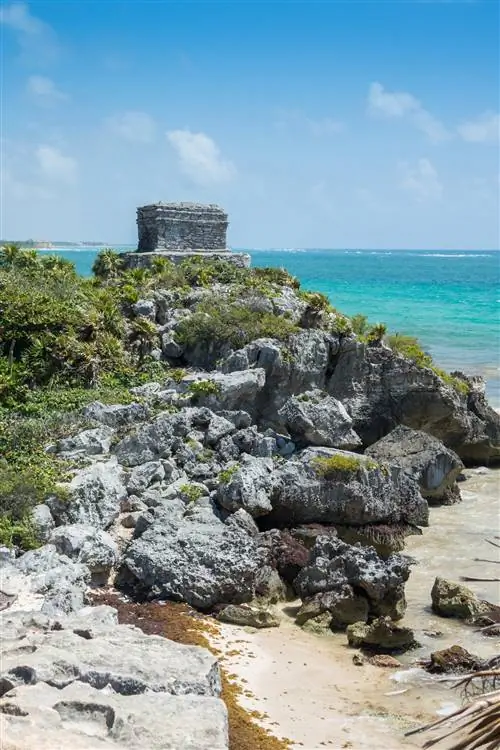 Templo del Dios del Viento в Тулуме, Мексика