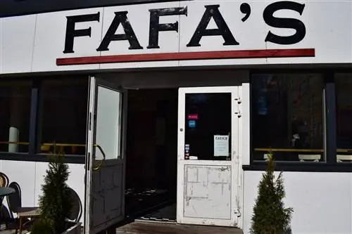 Внешний вид фалафельного ресторана Fafa