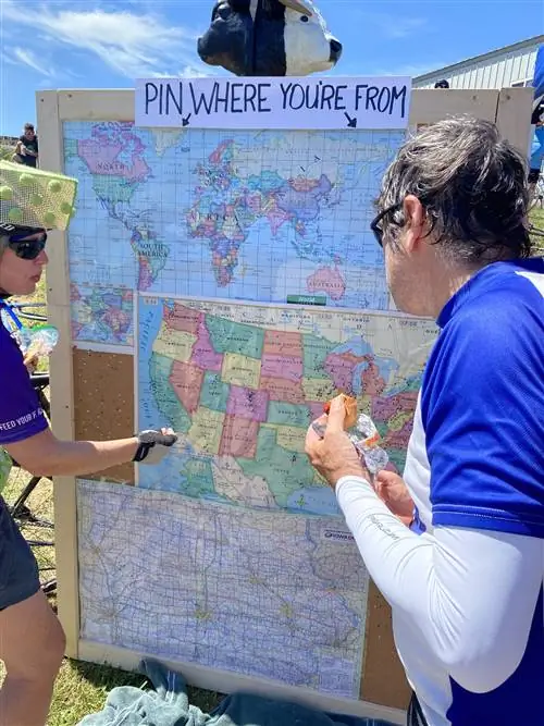 Отметьте свое местонахождение на карте