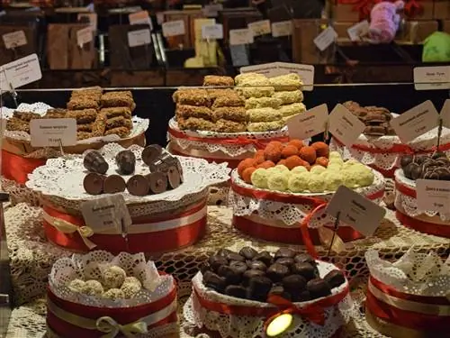 Ассортимент вкуснейших конфет в кондитерской Lviv Handmade Chocolate в Киеве