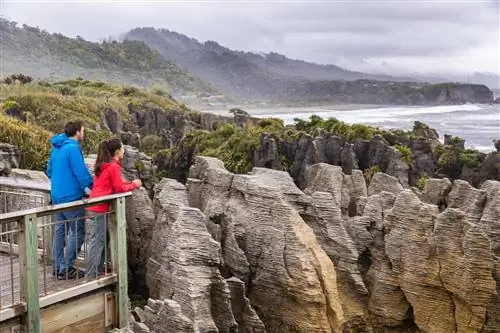 Punakaiki Pancake Rocks, Новая Зеландия Punakaiki Pancake Rocks, Новая Зеландия