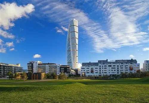 Особенности - Turning Torso, жилой небоскреб в Мальмё, Швеция
