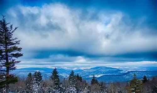 Красивая, Природа, И, Пейзаж, Вокруг, Снегоступах, Лыжи, Курорт, В, Касс