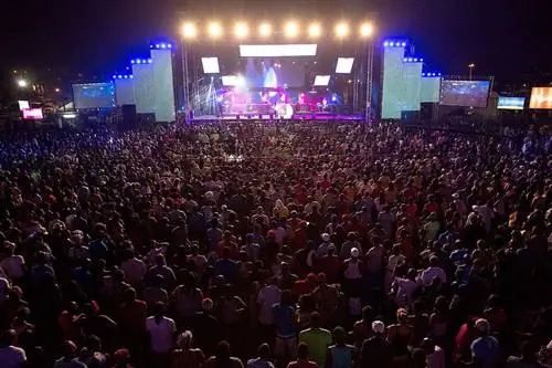 Общий вид атмосферы Reggae Sumfest 28 июля 2013 года в Монтего-Бей, Ямайка.