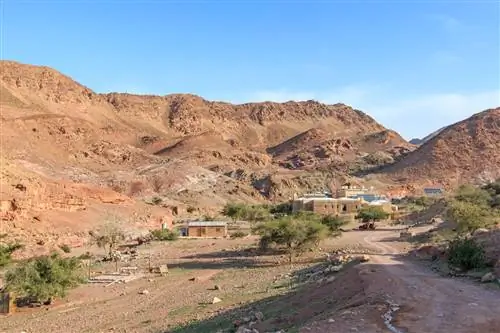 Восход солнца над Feynan Ecolodge, Иордания