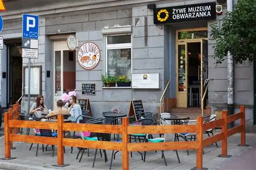 Внешний вид музея Обваржанек в Кракове, Польша