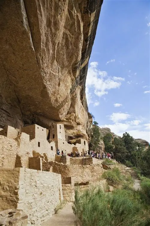 Cliff Palace в национальном парке Меса-Верде, Колорадо