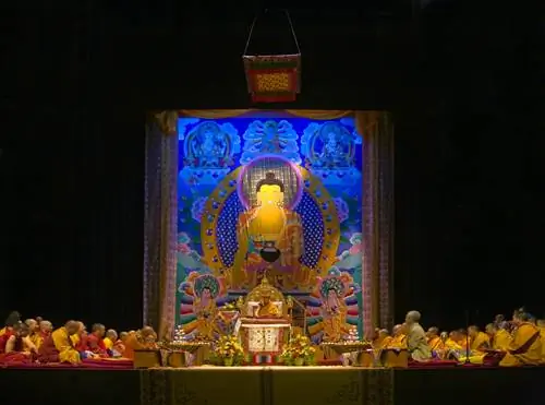 Далай-лама учит в Блумингтоне, Индиана