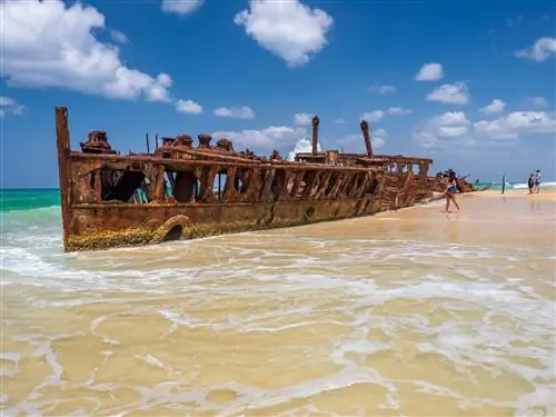 Кораблекрушение Махено, остров Фрейзер, восточное побережье Австралии