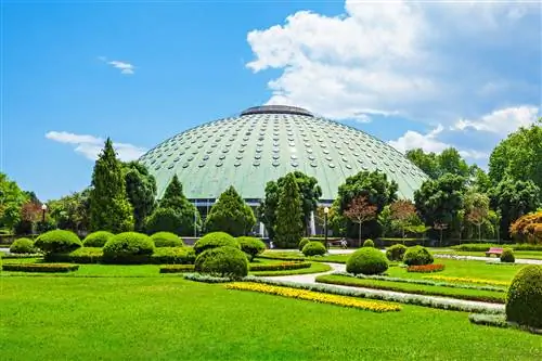 Зеленый Jardins do Palacio de Cristal