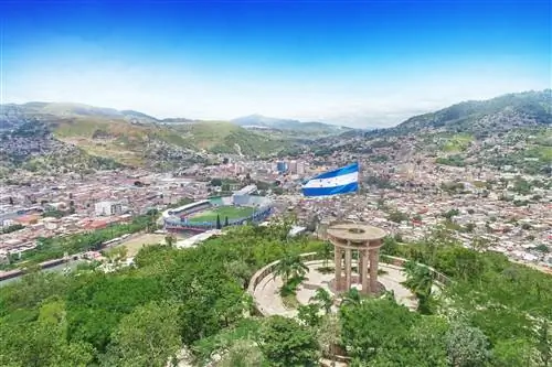 Вид на Тегусигальпу, столицу Гондураса