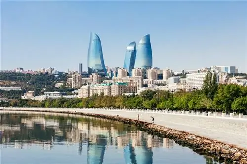 Города для любителей архитектуры - Бакинские огненные башни, Азербайджан Города для любителей архитектуры - Бакинские огненные башни, Азербайджан