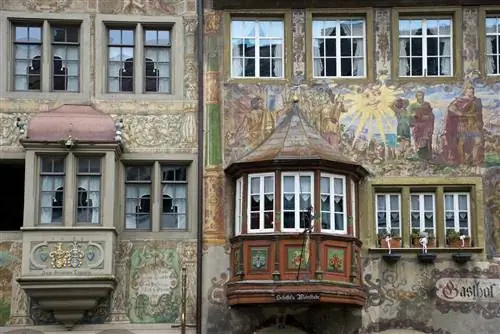 Древние фрески в Штайн-на-Рейне, Швейцария