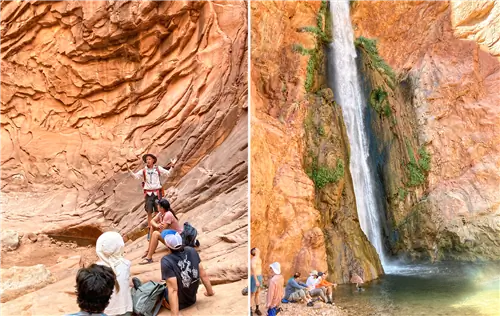 Гиды ведут туристов к природным особенностям Гранд-Каньона.
