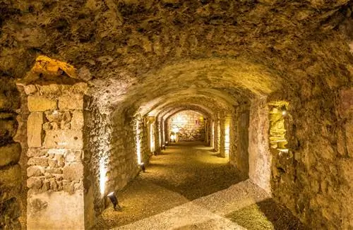 Галло-римский хорреум (общественный склад) в Нарбонне, Франция.