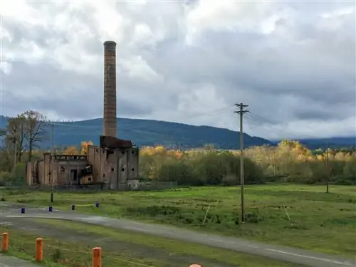 Остатки лесопилки Packard (на самом деле Weyerhaeuser Mill) в Сноквалми.