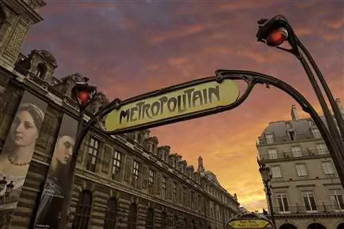 Вход в метро, Париж