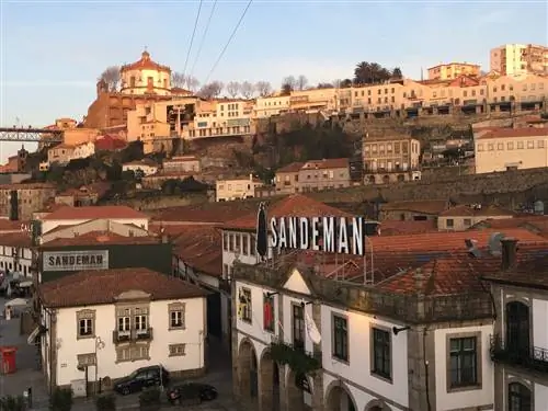 Вид из 360º Terrace Lounge в Порту, Португалия
