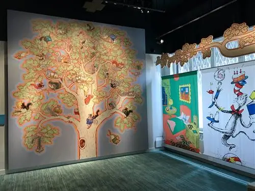 детская литературная галерея музей американских писателей фреска