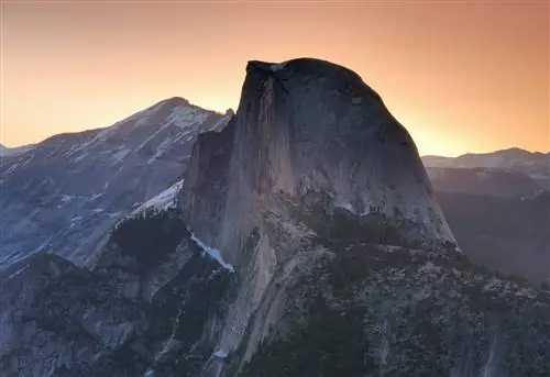 Особенности - Half Dome с восходом солнца