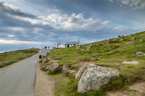 Прибрежная тропа Лендс-Энд в Корнуолле, Юго-Западная Англия, Великобритания