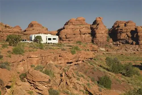 Кемпинг RV Boondock, Гамбургер-Хилл, недалеко от национального парка Каньонлендс