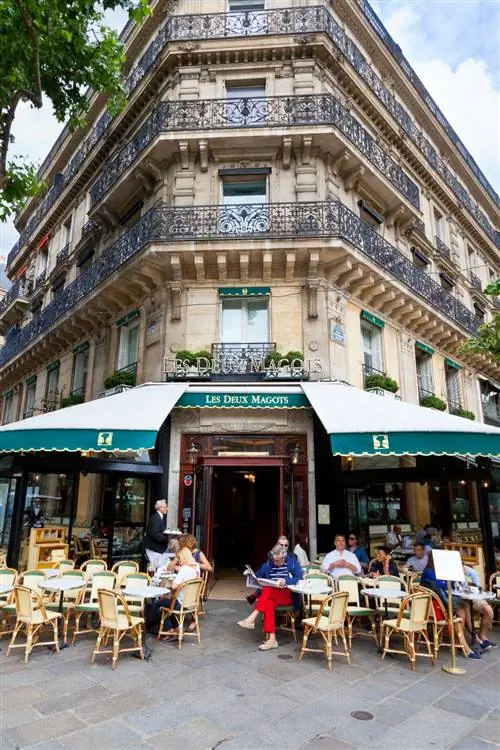 Кафе Les Deux Magots, Париж