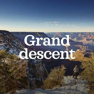 Спуск в Гранд-Каньон в низкий сезон