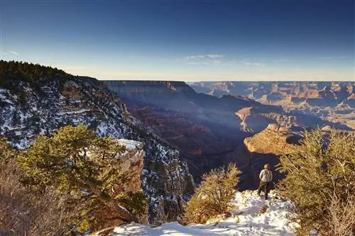 Пальцевидные плато с плоской вершиной уходят в Гранд-Каньон.
