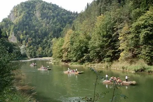 Сплав по реке Дунаец
