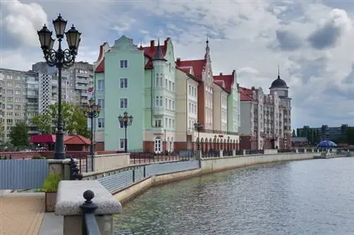 Причалы в Калининградской Рыбной деревне.