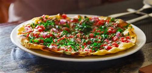Вкуснейшая пицца тартар из стейка в Snake River Grill