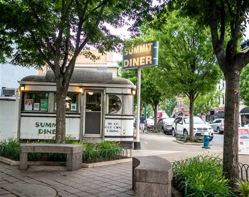 Внешний вид ресторана Summit Diner