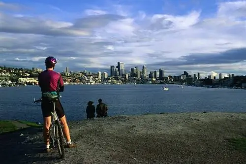 На велосипеде по тропе Берк-Гилман в Сиэтле