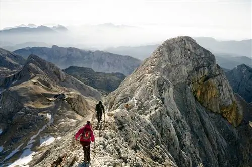 Крутой хребет горы Триглав.