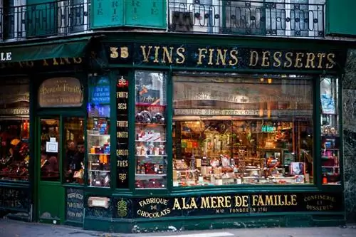 Магазин шоколада A la Mere de Famille в Париже