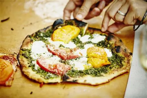 Пицца на дровах в Сиэтле.