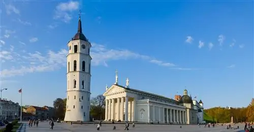 Соборная площадь в Вильнюсе, Литва.