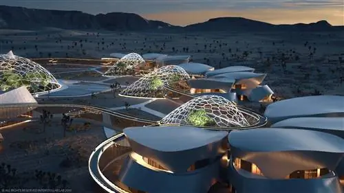 Визуализация проекта EBIOS Interstellar Lab с расстояния.